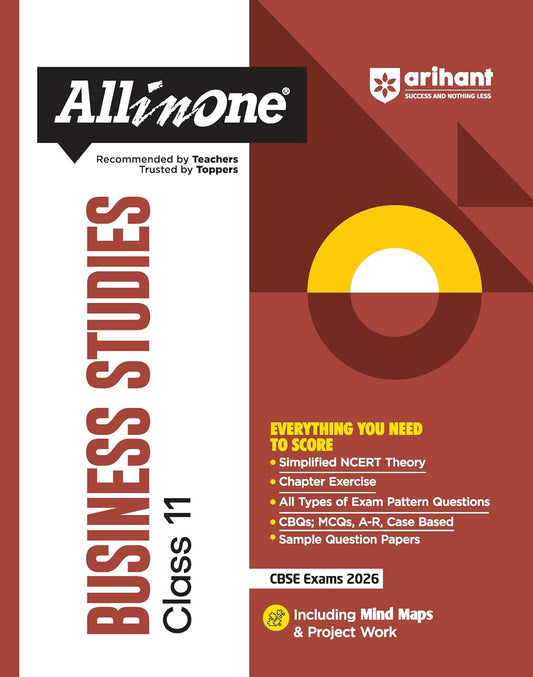 Arihant All in One Business Studies Class 11 for CBSE Exams 2025-26