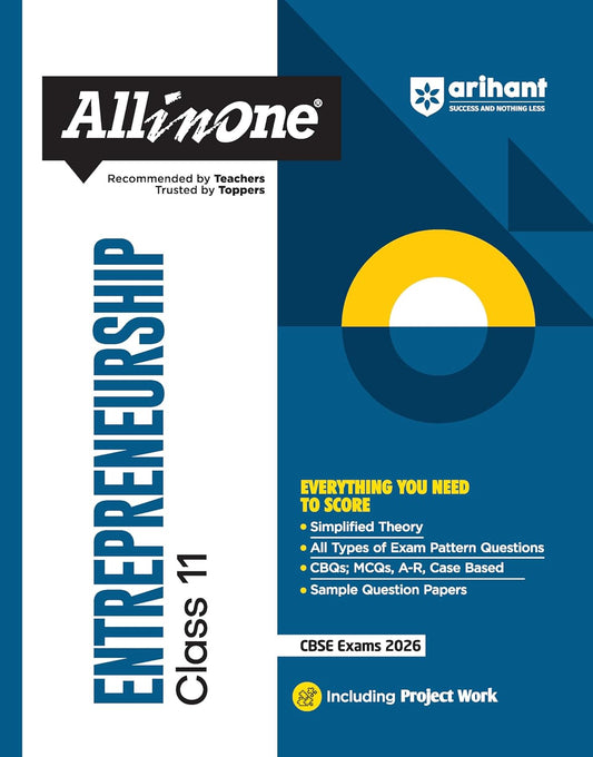 Arihant All in One Entrepreneurship Class 11 for CBSE Exams 2025-26