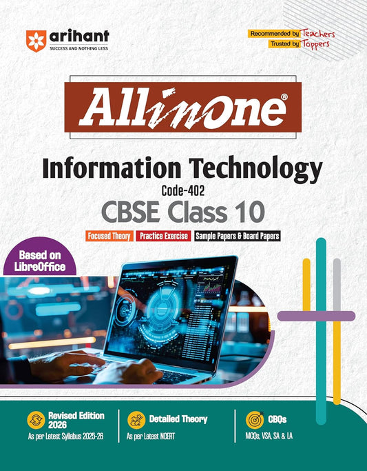 Arihant All in One Information Technology Class 10 for CBSE Exams 2025-26