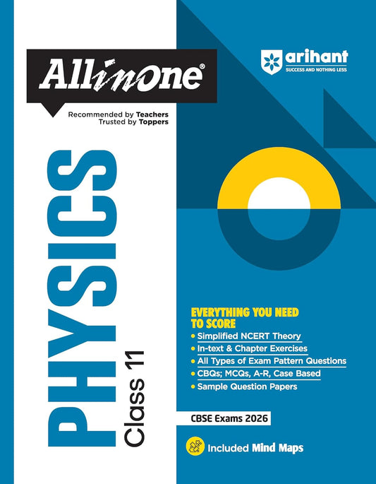 Arihant All in One Physics Class 11 for CBSE Exams 2025-26