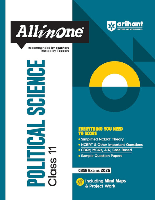 Arihant All in One Political Science Class 11 for CBSE Exams 2025-26