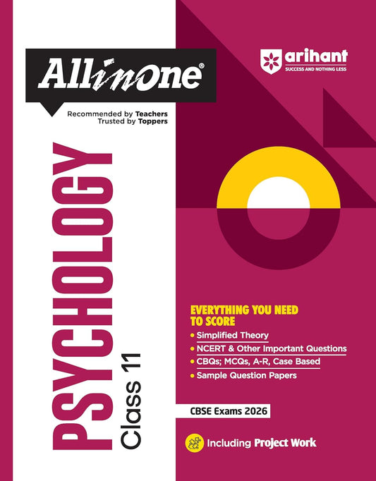 Arihant All in One Psychology Class 11 for CBSE Exams 2025-26