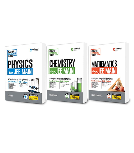 Arihant Master Resource Series for JEE Main Physics, Chemistry and Mathematics