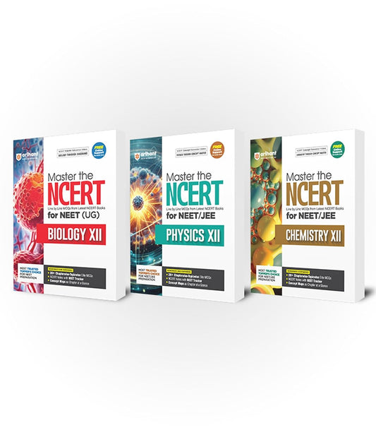 Arihant Master the NCERT Biology, Physics, Chemistry Class 12 for NEET/CUET 2026