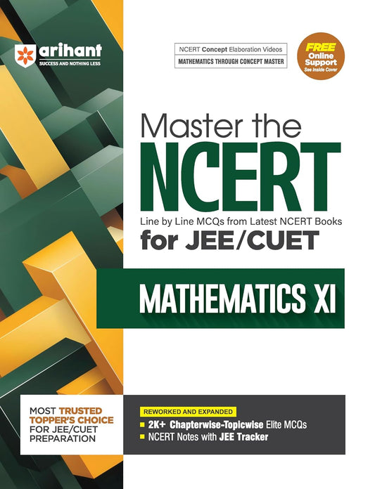 Arihant Master the NCERT Mathematics Class 11 for JEE/CUET 2026