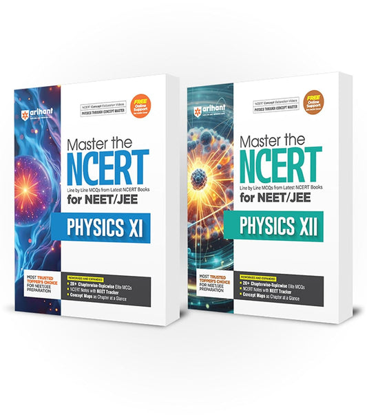 Arihant Master the NCERT Physics Class 11 and 12 for JEE/CUET 2026 (Set fo 2)