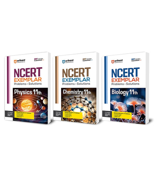 Arihant NCERT Exemplar Physics, Chemistry, Biology Class 11th For Exam 2025-26