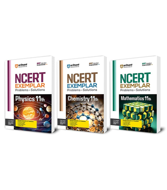 Arihant NCERT Exemplar Physics, Chemistry, Maths Class 11th For Exam 2025-26