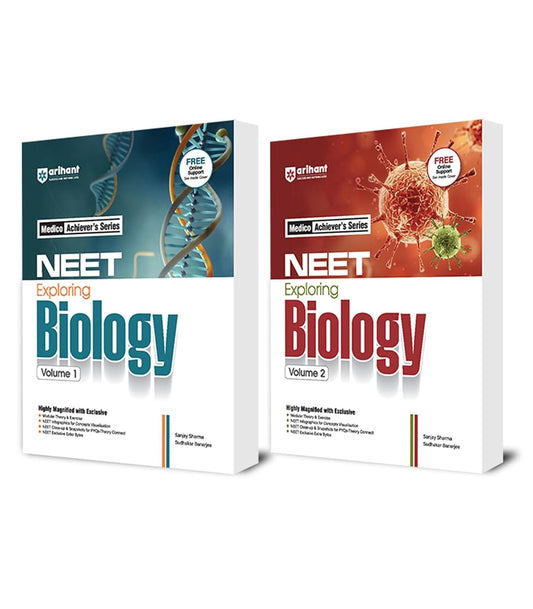 Arihant NEET Objective Biology Volume 1 and 2 by DC Pandey (Set of 2)