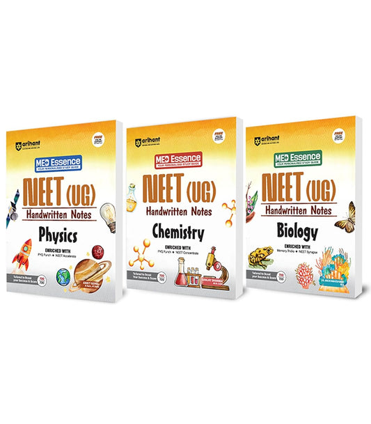 Arihant NEET UG Handwritten Notes Physics, Chemistry & Biology Exam 2025