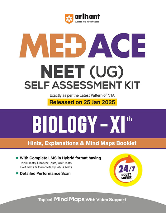 Arihant NEET (UG) Biology Self Assessment Kit For Class 11th For Exam 2025-26