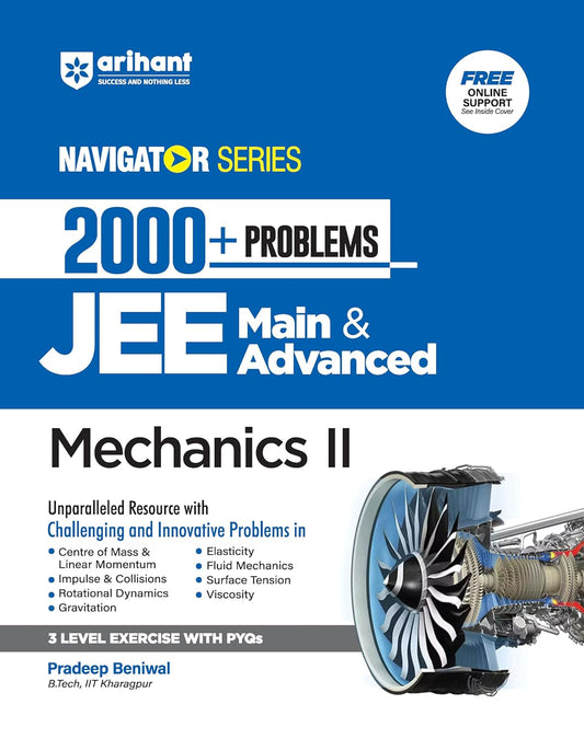 Arihant Navigator Series-Problem Books for JEE Main & Advanced | 2000+ Problems for Mechanics II | For Exam 2025-26