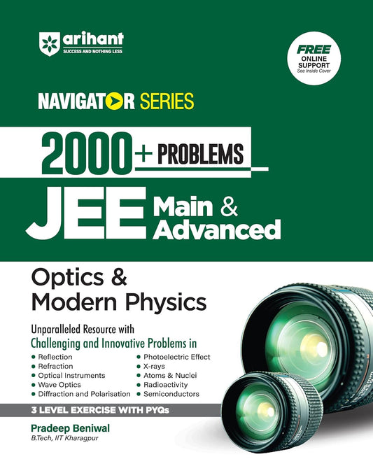 Arihant Navigator Series-Problem Books for JEE Main & Advanced | 2000+ Problems for Optics & Modern Physics | For Exam 2025-26