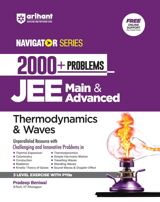 Arihant Navigator Series-Problem Books for JEE Main & Advanced | 2000+ Problems for Thermodynamics & Waves | For Exam 2025-26