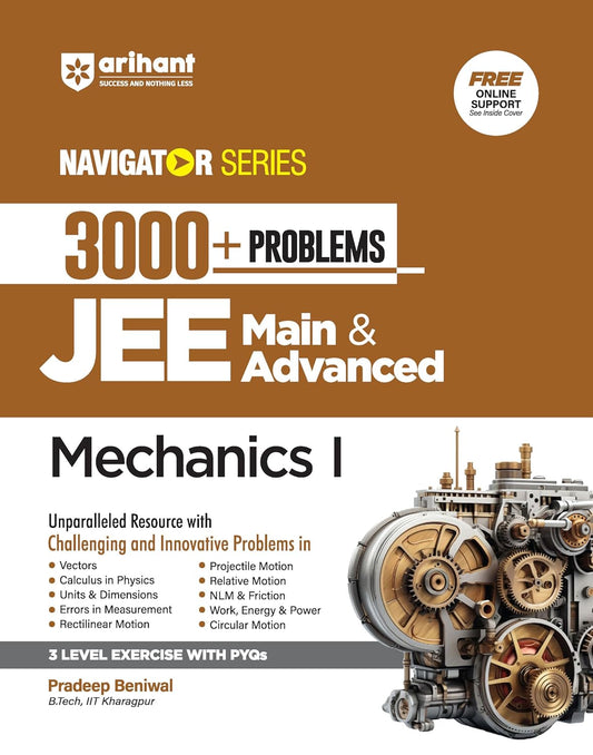 Arihant Navigator Series-Problem Books for JEE Main & Advanced | 3000+ Problems for Mechanics | For Exam 2025-26
