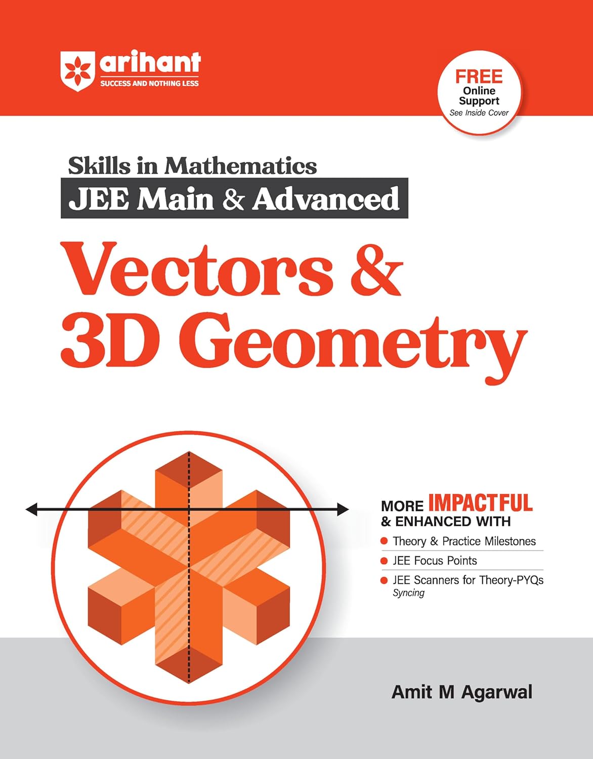 Arihant Skills in Mathematics for JEE Main & Advanced- Vectors & 3D Geometry For Exam 2025-26