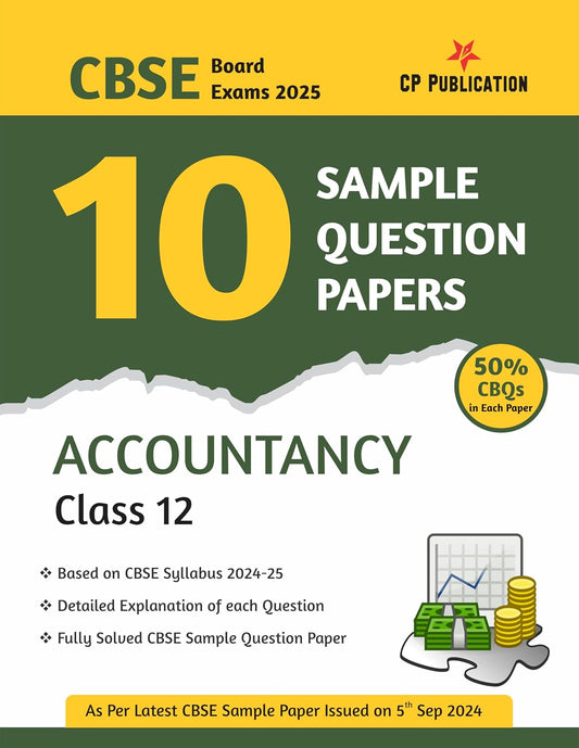 CBSE 10 Sample Question Papers Class 12 Accountancy for 2025 Board Exam