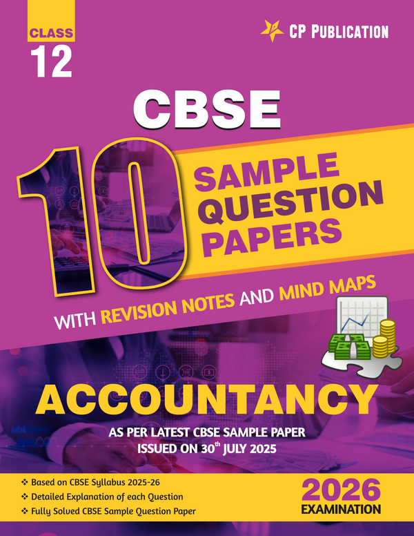CBSE 10 Sample Question Papers Class 12 Accountancy for 2026 Board Exa ...