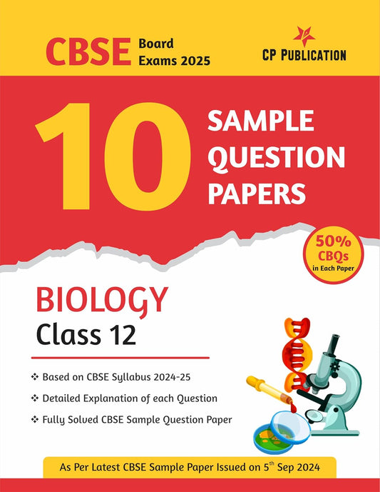CBSE 10 Sample Question Papers Class 12 Biology for 2025 Board Exam