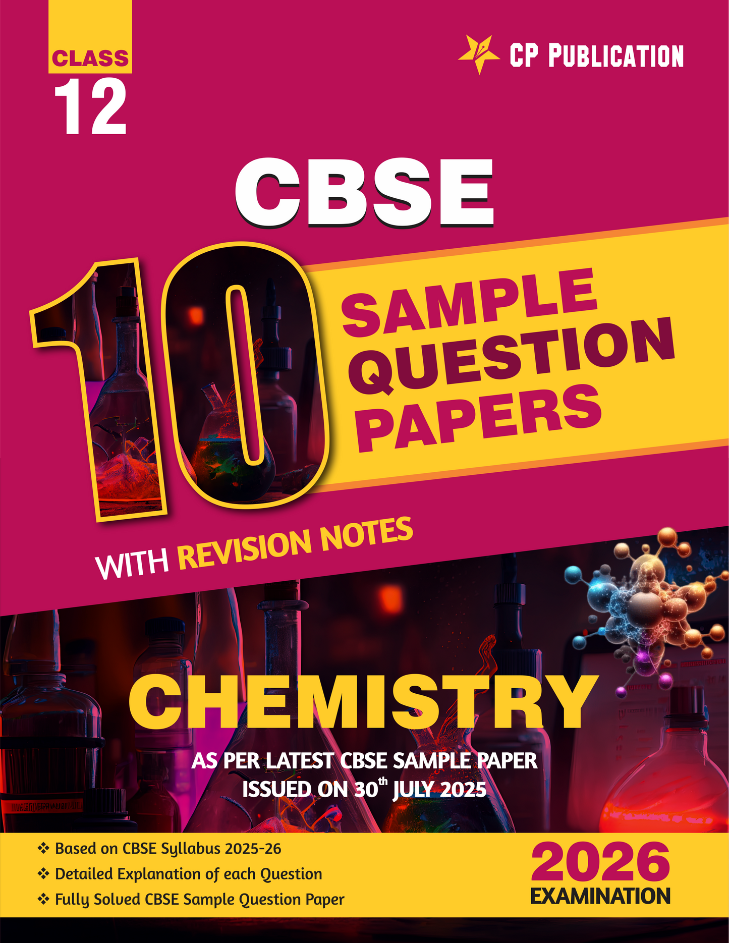 CBSE 10 Sample Question Papers Class 12 Chemistry for 2026 Board Exam