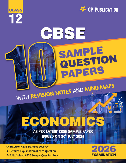 CBSE 10 Sample Question Papers Class 12 Economics for 2026 Board Exam