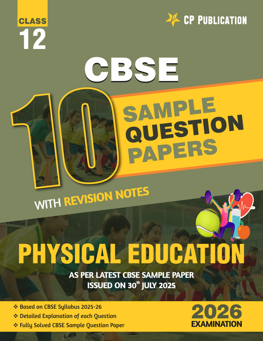 CBSE 10 Sample Question Papers Class 12 Physical Education for 2026 Board Exam