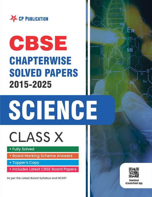 CBSE Chapterwise Question Bank Class 10 Science Solved Papers 2015 to 2025