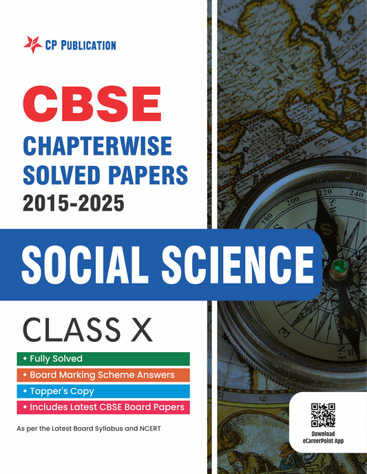 CBSE Chapterwise Question Bank Class 10 Social Science Solved Papers 2015 to 2025