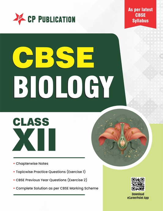 Career Point CBSE Class 12 Biology Question Bank & Notes for Board Exam 2027