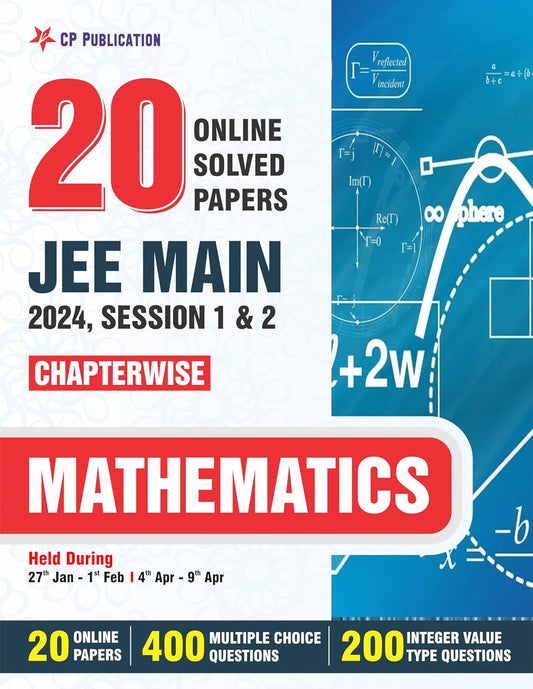JEE Main 2024 Chapterwise Solved Paper Maths by Career Point Kota