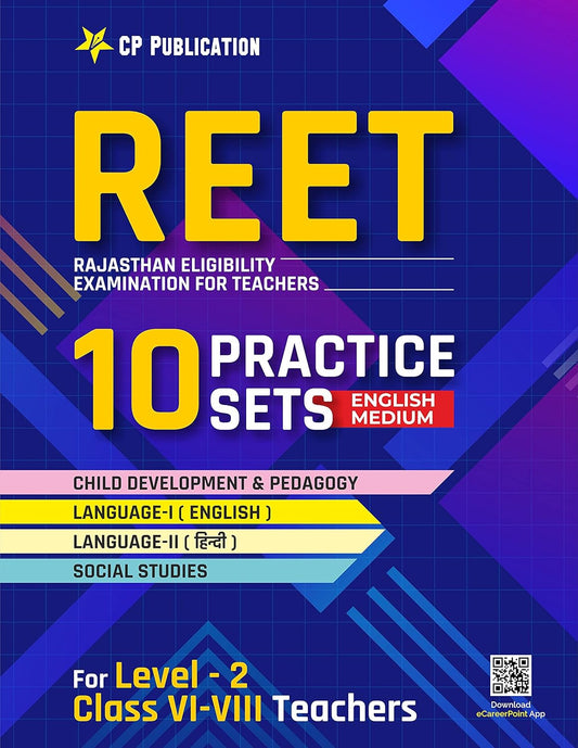 REET 10 Practice Sets Level - 2 (Social Science Stream) English Medium By Career Point, Kota